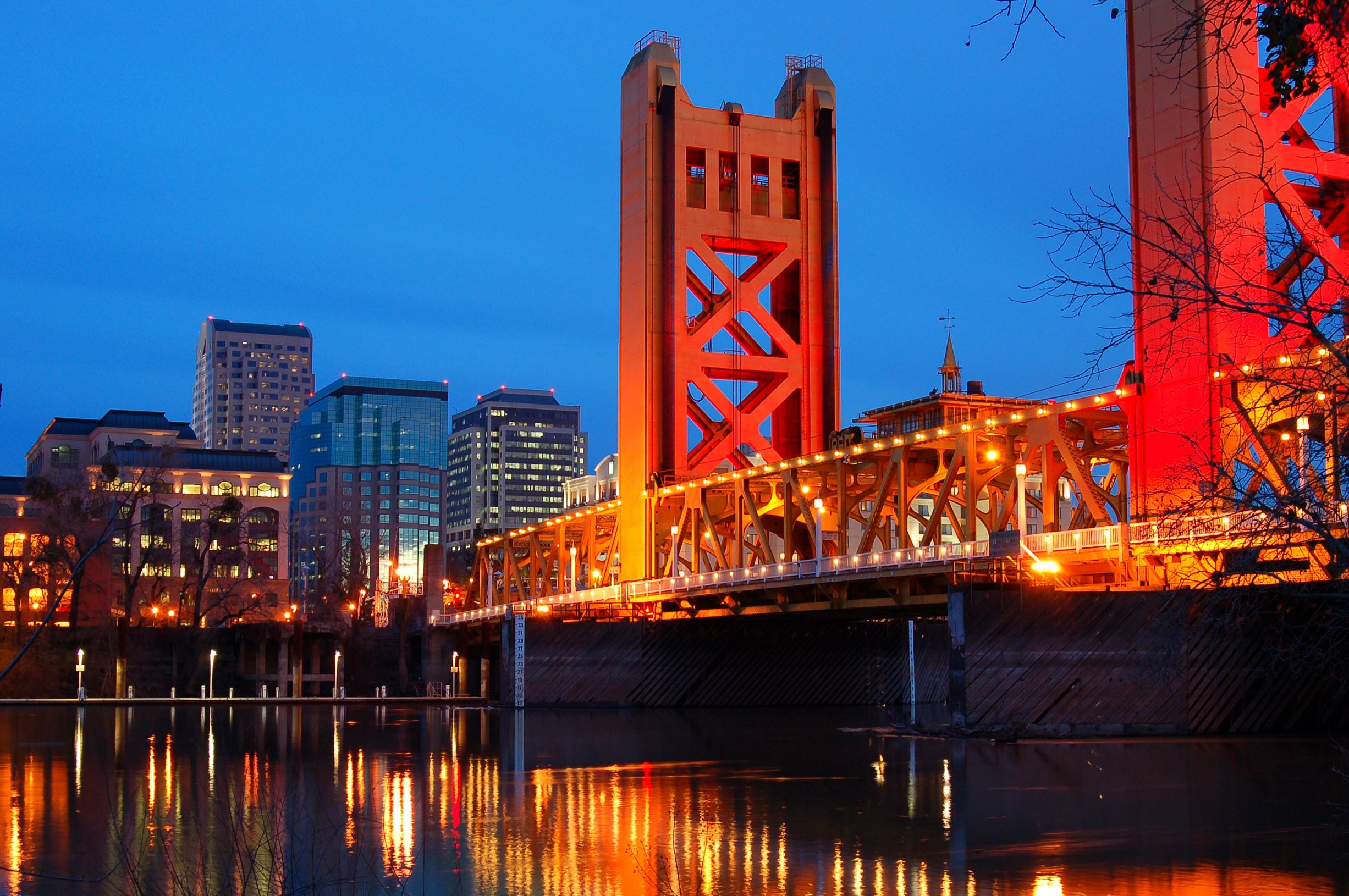 shot of downtown Sacramento, California