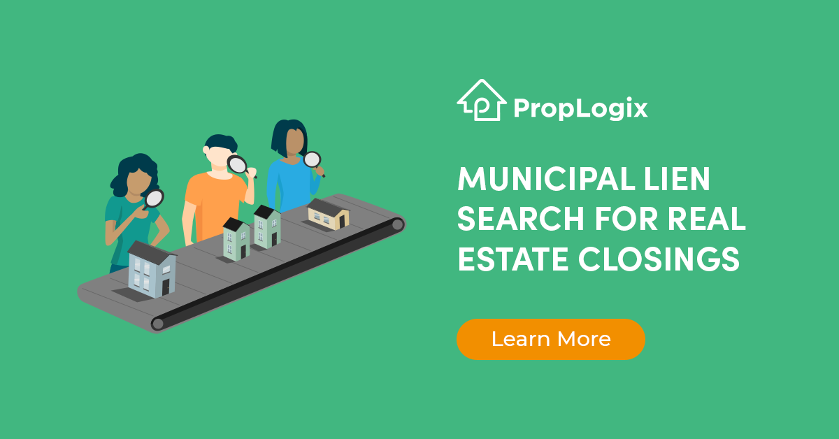 Municipal Lien Search - PropLogix