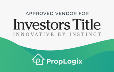 PropLogix joins the Investors Title network as an approved national vendor